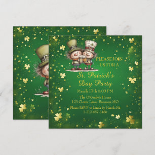 Invitation festive à une soirée de la Saint-Patric
