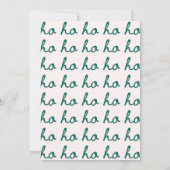 Invitation Festive arbre tiré à la main Fête de Noël Whimsica (Dos)