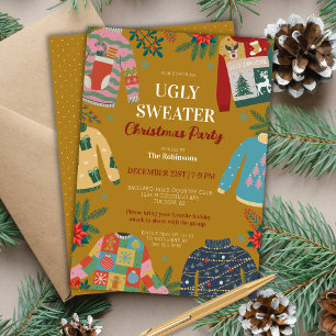 Invitation Festive Bureau de Travail d'entreprise Funny Fêtes