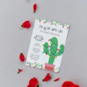 Invitation Festive Cactus Noël