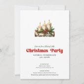 Invitation Festive Christmas decoration invite digital file (Devant)