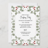 Invitation Festive Christmas Holiday Party Custom (Devant)