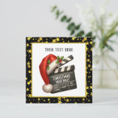 Invitation Festive Christmas Movie soirée (Debout devant)