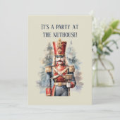 Invitation Festive Christmas nutcracker party (Debout devant)