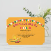 Invitation Festive Cinco de Mayo (Debout devant)