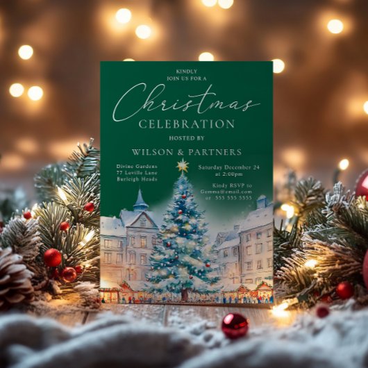 Invitation Festive City Corporate Christmas Party