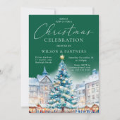 Invitation Festive City Corporate Christmas Party (Devant)