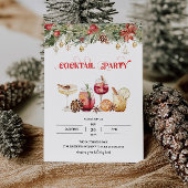 Invitation Festive Cocktails Party