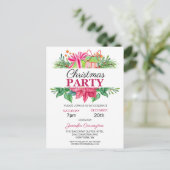 Invitation Festive Colorful Christmas Party (Debout devant)