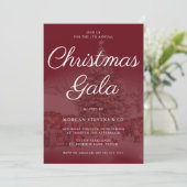 Invitation Festive Corporate Christmas Gala Party (Debout devant)