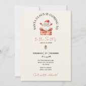 Invitation festive de fête de Noël (Devant)