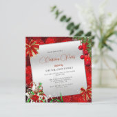 Invitation Festive Decorations Christmas Party (Debout devant)
