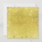 Invitation Festive Decorations Gold Christmas Party (Dos)