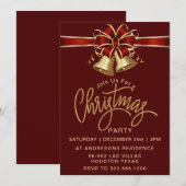 Invitation Festive d'hiver Noël (Devant / Derrière)