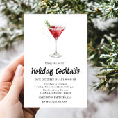 Invitation Festive Drinks Celebration, Winter Holiday