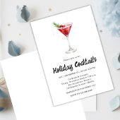Invitation Festive Drinks Celebration, Winter Holiday