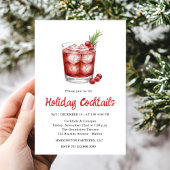 Invitation Festive Drinks Celebration, Winter Holiday