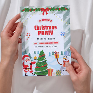 Invitation festive et amusante pour une fête de No
