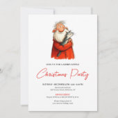 Invitation festive et drôle de Noël avec le Père N (Devant)