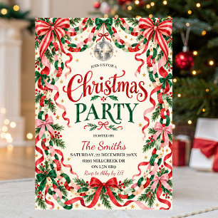 Invitation festive et fantaisiste pour une soirée