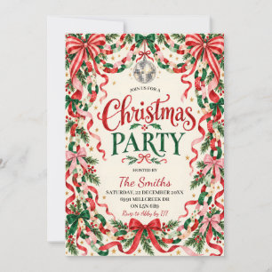 Invitation festive et fantaisiste pour une soirée