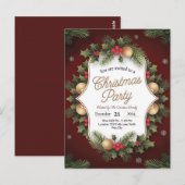 Invitation Festive Festive (Devant / Derrière)