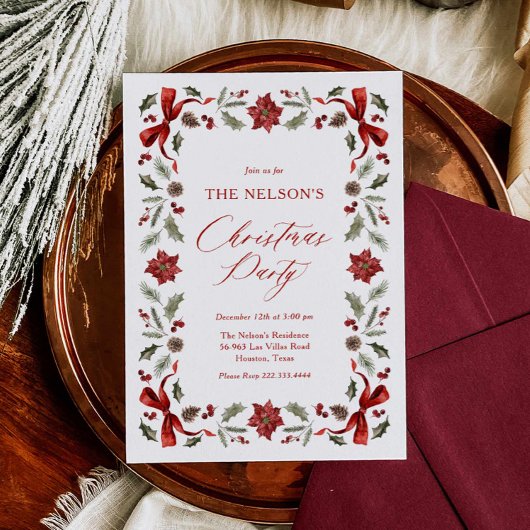 Invitation Festive Festive