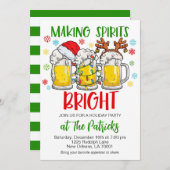 Invitation Festive Fête (Devant / Derrière)