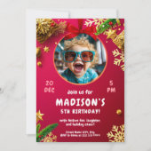 Invitation Festive fête à thème anniversaire de enfant (Devant)