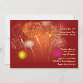 Invitation Festive Fireworks (Devant)