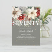 Invitation Festive Florales d'hiver 70e anniversaire (Debout devant)