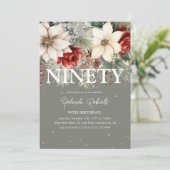 Invitation Festive Florales d'hiver 90e anniversaire (Debout devant)