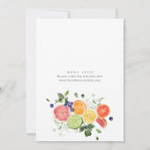 Invitation Festive Fluale Fluale Citrus Slice Bridal Brunch (Dos)
