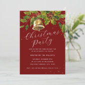 Invitation Festive Foliage Noël (Debout devant)