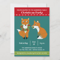 Festive Foxes Soirée de Noël