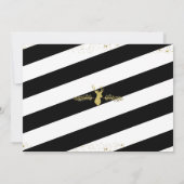 Invitation Festive Gold Deer (Dos)