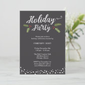 Invitation Festive Holiday Party (Debout devant)