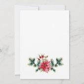 Invitation Festive Holly Berry Christmas Holiday Open House (Dos)