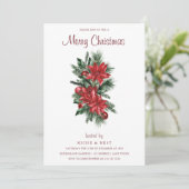 Invitation Festive Joyeux Noël (Debout devant)