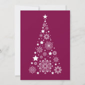 Invitation Festive Magenta Corporate Christmas Party (Dos)