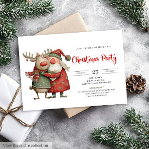 Invitation festive moderne et originale au Père No