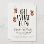 Invitation festive moderne pour une soirée de Noël (Devant)