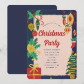 Invitation Festive Noël (Devant / Derrière)