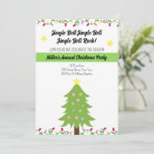 Invitation Festive Noël (Debout devant)