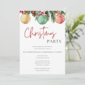 Invitation Festive Noël Quartier Fête Fête (Debout devant)