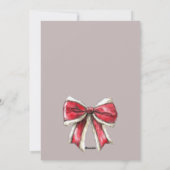 Invitation festive pour une soirée de Noël avec le (Dos)