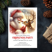 Invitation festive pour une soirée de Noël avec le