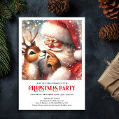 Invitation festive pour une soirée de Noël avec le