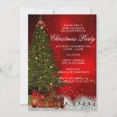 Invitation festive pour une soirée de Noël avec un (Devant)