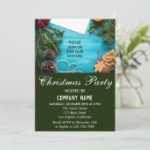 Invitation Festive Red, Blue & Green Company fête de Noël (Debout devant)